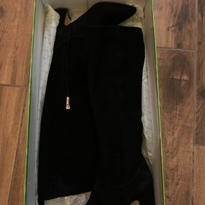 Sam Edelman black suede boots